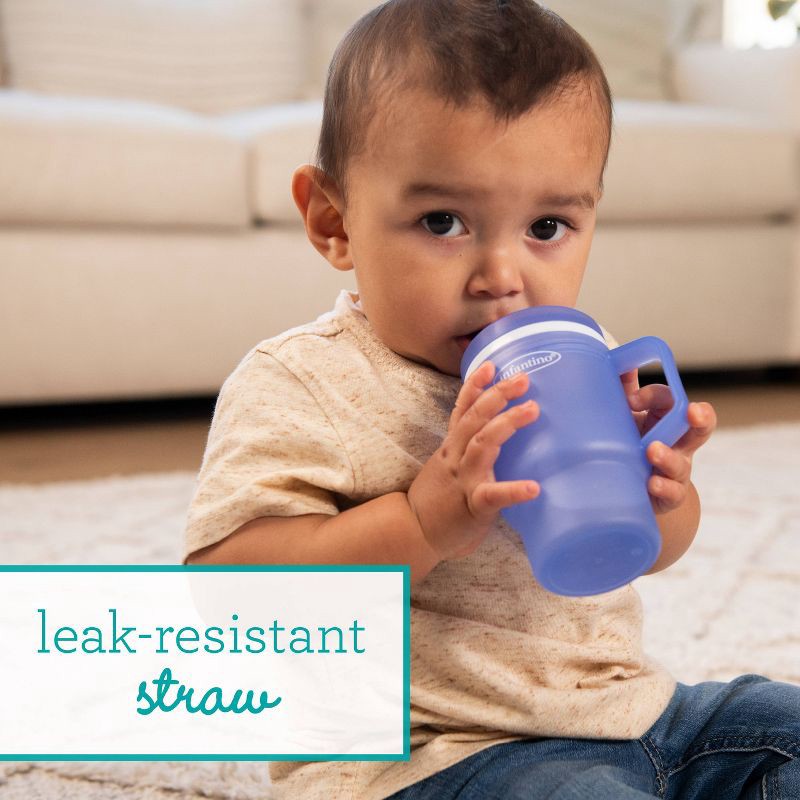 slide 6 of 11, Infantino My 1st Tumbler - Blue - 10oz, 10 oz