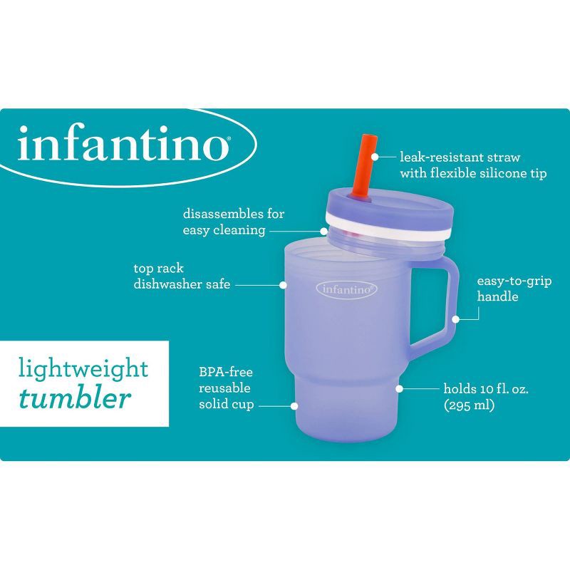 slide 9 of 11, Infantino My 1st Tumbler - Blue - 10oz, 10 oz