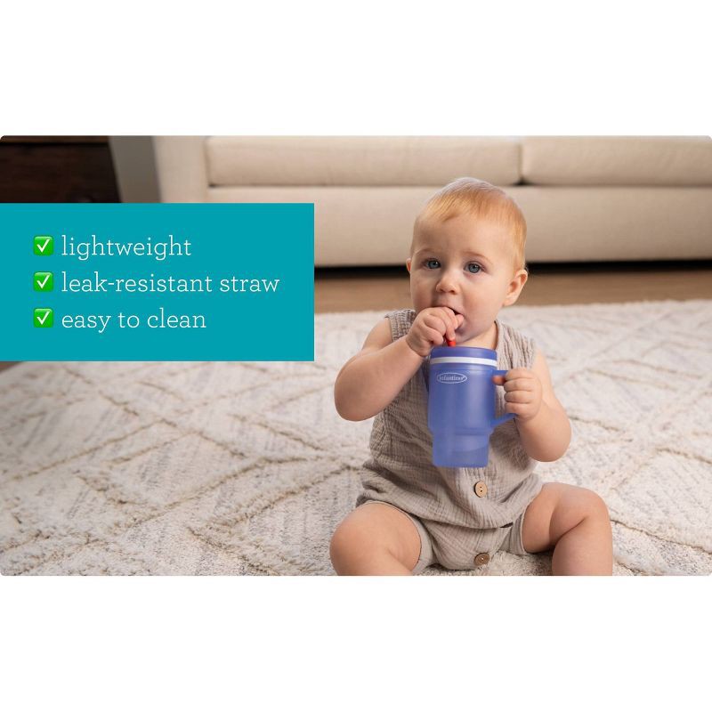 slide 11 of 11, Infantino My 1st Tumbler - Blue - 10oz, 10 oz