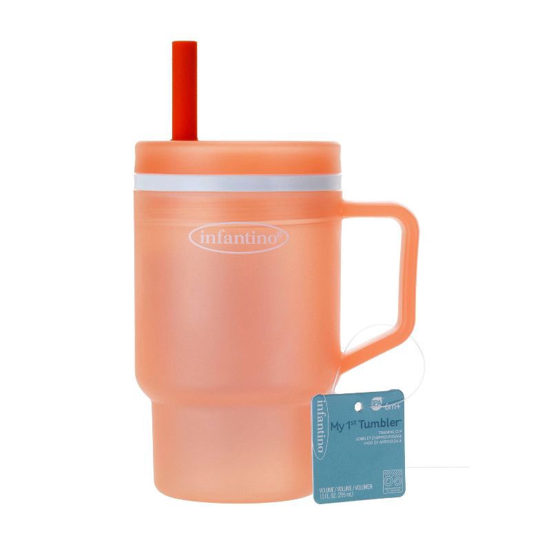 slide 2 of 11, Infantino My 1st Tumbler - Pink - 10oz, 10 oz
