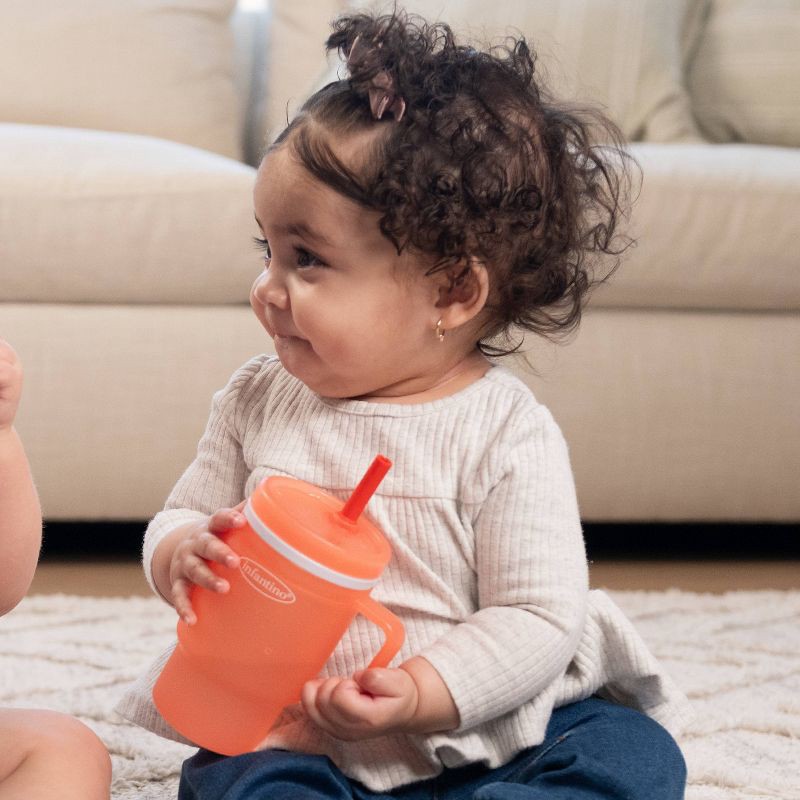 slide 8 of 11, Infantino My 1st Tumbler - Pink - 10oz, 10 oz