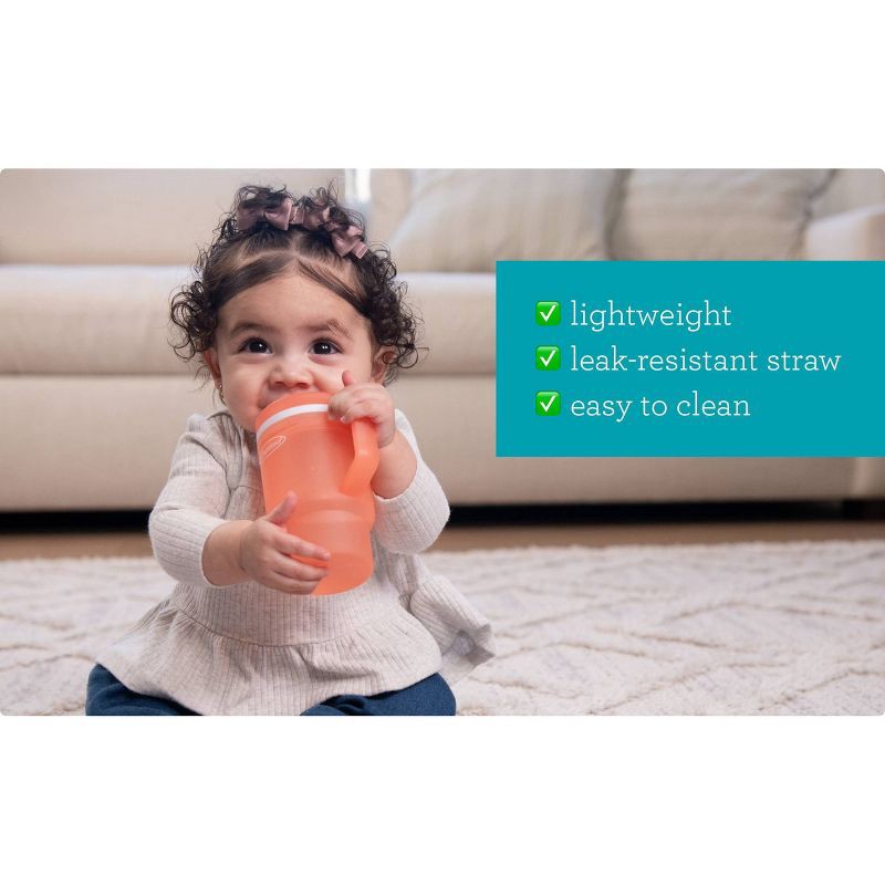 slide 10 of 11, Infantino My 1st Tumbler - Pink - 10oz, 10 oz