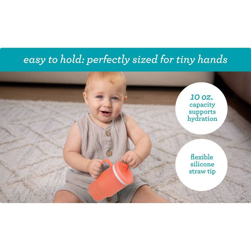 slide 11 of 11, Infantino My 1st Tumbler - Pink - 10oz, 10 oz