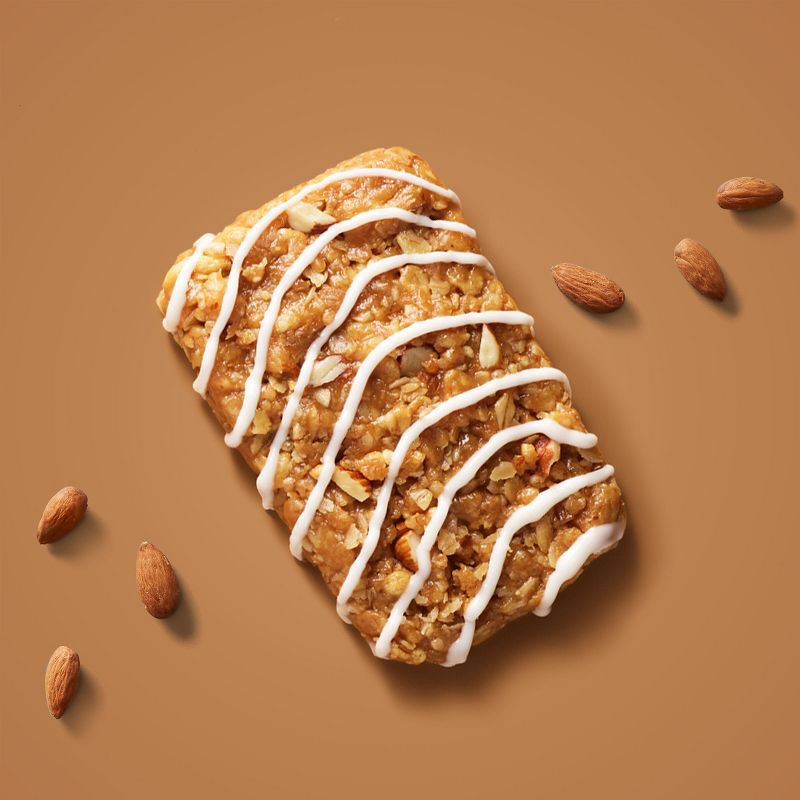 slide 6 of 6, CLIF Bar Vanilla Almond with Caffeine Granola Plant-Based Soy Protein Bars Made with Organic Oats - 10g Protein - 12oz/5ct, 10 gram, 12 oz, 5 ct