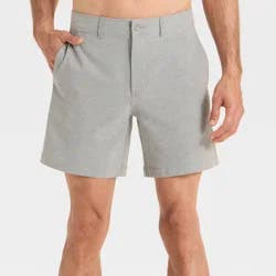 Men's 7'' Hybrid Swim Shorts - Goodfellow & Co™ Gray 30