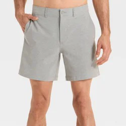 Men's 7'' Hybrid Swim Shorts - Goodfellow & Co™ Gray 34