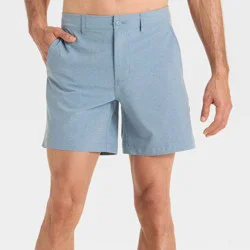 Men's 7'' Hybrid Swim Shorts - Goodfellow & Co™ Blue 42