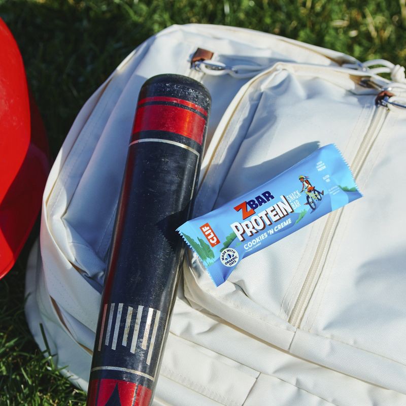 slide 3 of 12, CLIF ZBAR and ZBAR PROTEIN Chocolate Chip, Iced Oatmeal Cookie, Cookies and Crème Granola Bar Variety Pack Made with Organic Oats - 19.05oz/15pk, 19.05 oz, 15 ct