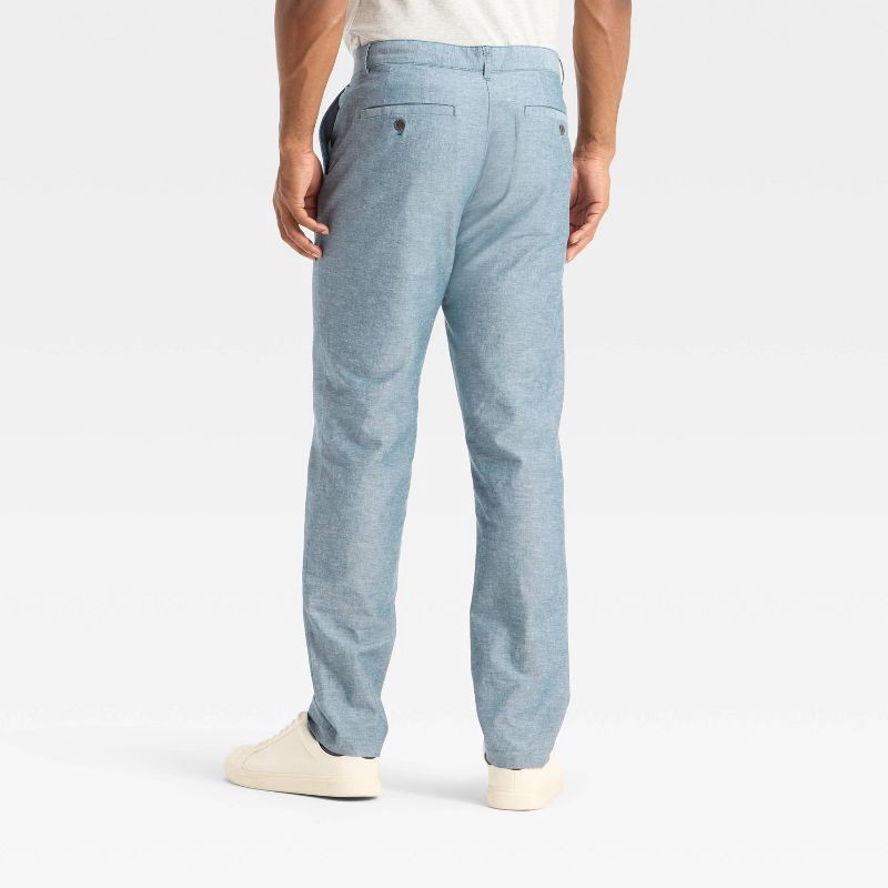 slide 2 of 3, Men's Slim Fit Trousers - Goodfellow & Co™ Blue 30x30, 1 ct