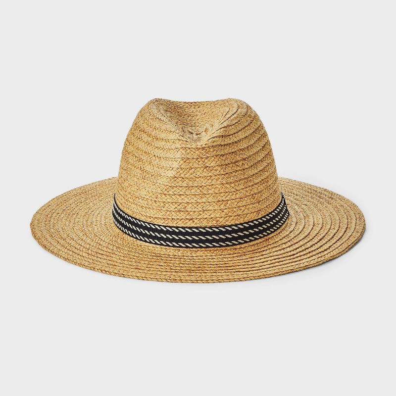 slide 3 of 4, Men's Panama Straw Hat - Goodfellow & Co™ Brown L/XL, 1 ct