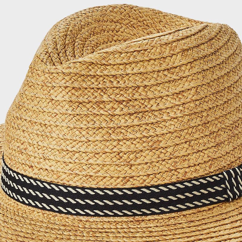 slide 4 of 4, Men's Panama Straw Hat - Goodfellow & Co™ Brown L/XL, 1 ct