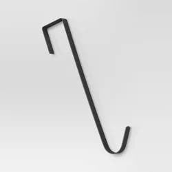 13.5" Christmas Metal Wreath Hanger Black - Wondershop™