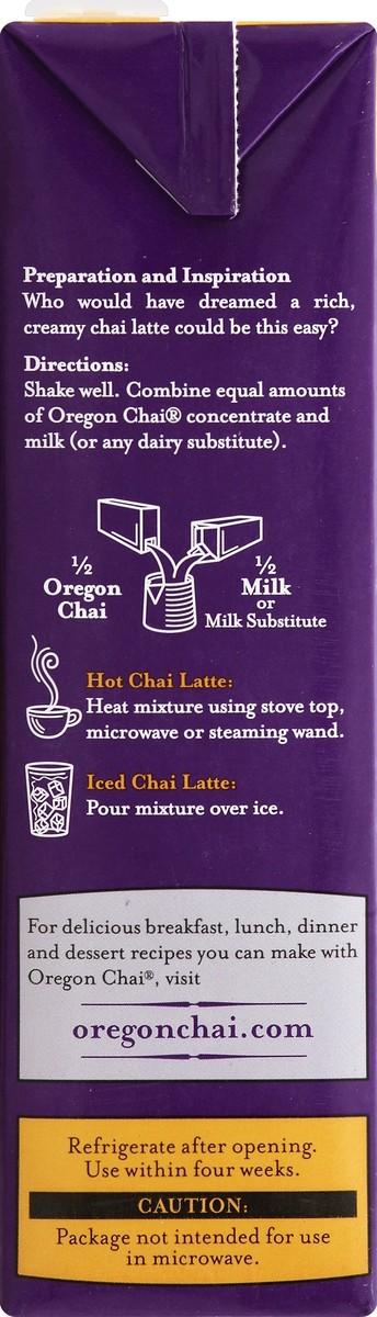 slide 2 of 4, Oregon Chai Vanilla Concentrate - 32 oz, 32 oz