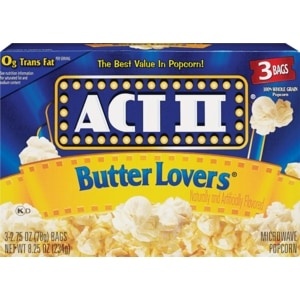 slide 1 of 1, ACT II Butter Lovers Popcorn, 8.25 oz