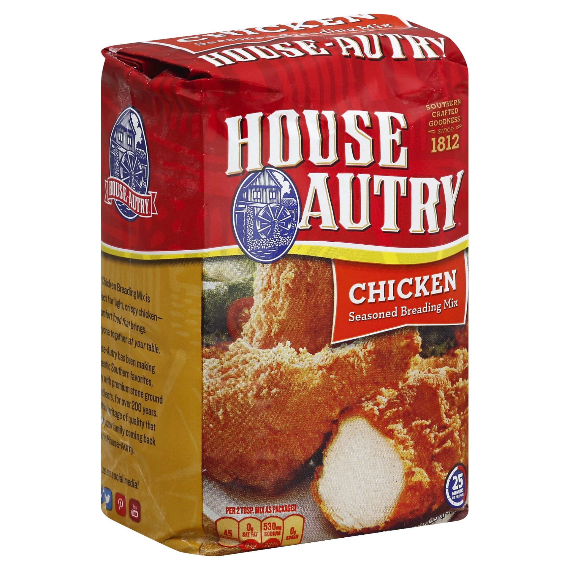 slide 1 of 1, House-Autry Chicken Seasoned Breading Mix, 32 oz