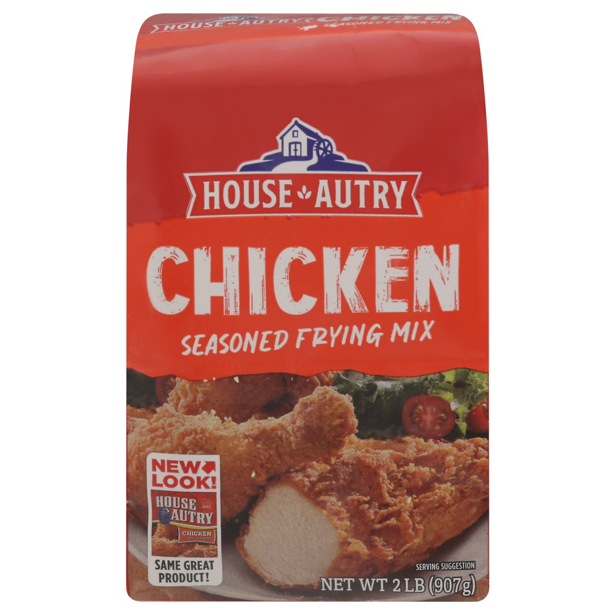 slide 1 of 1, House-Autry Seasoned Chicken Frying Mix 2 lb, 2 lb