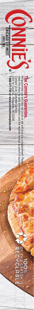 slide 2 of 13, Connie's Classic Thin Crust BBQ Recipe Chicken Pizza 21.0 oz, 21 oz