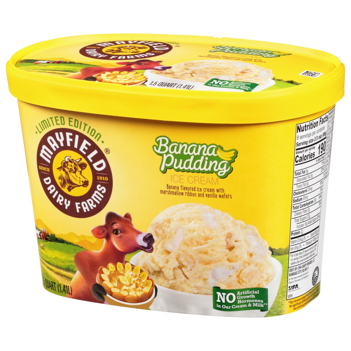 slide 3 of 11, Mayfield Dairy Farms Banana Pudding Ice Cream 1.5 qt, 1.5 qt