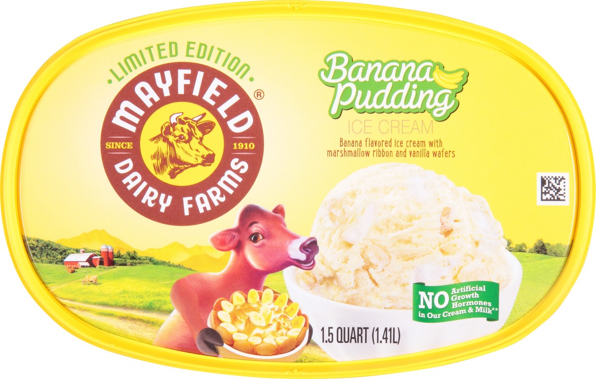 slide 6 of 11, Mayfield Dairy Farms Banana Pudding Ice Cream 1.5 qt, 1.5 qt