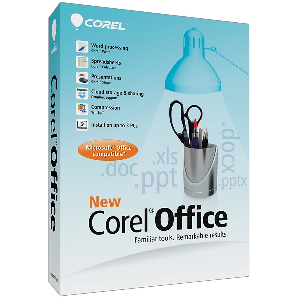 slide 1 of 1, CorelDRAW Office, Traditional Disc, 1 ct