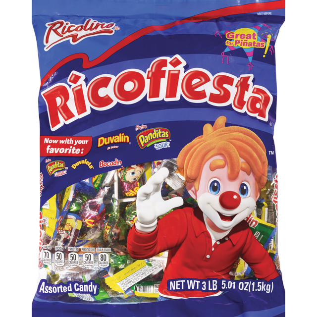 slide 1 of 1, Ricolino Ricofiesta Pinata Mix, 3.3 lb