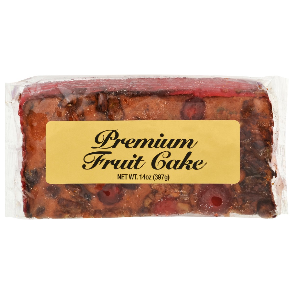 slide 1 of 6, Benson's Bakery Fruit Cake, 14 oz