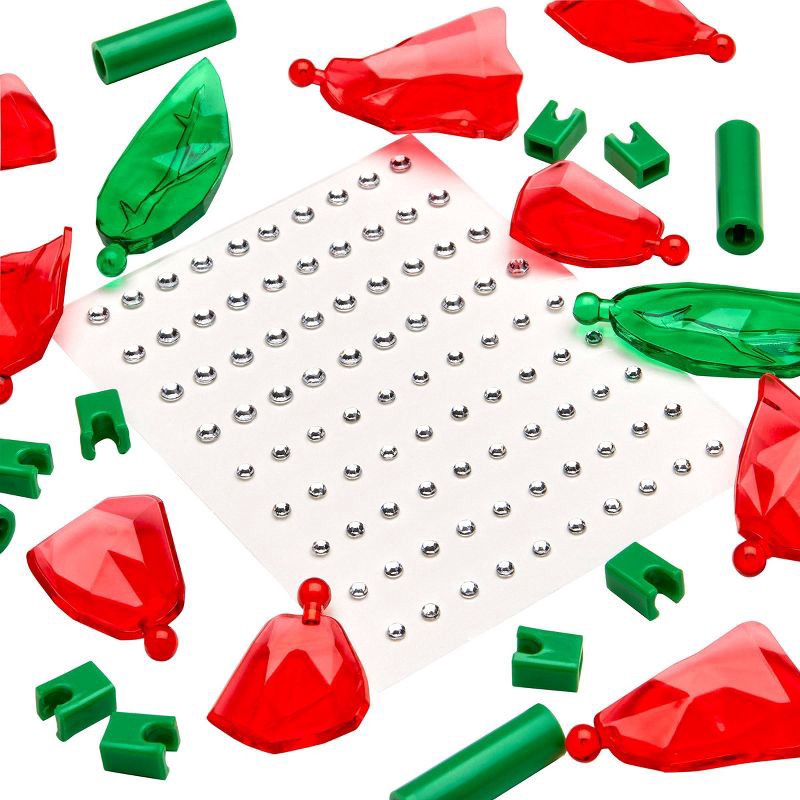 slide 10 of 13, Cra-Z-Art Crystal Gem Beautiful Bouquet: Rose Art Building Sets, Creativity Focus, Acrylic Material, 16 Pieces, 16 ct