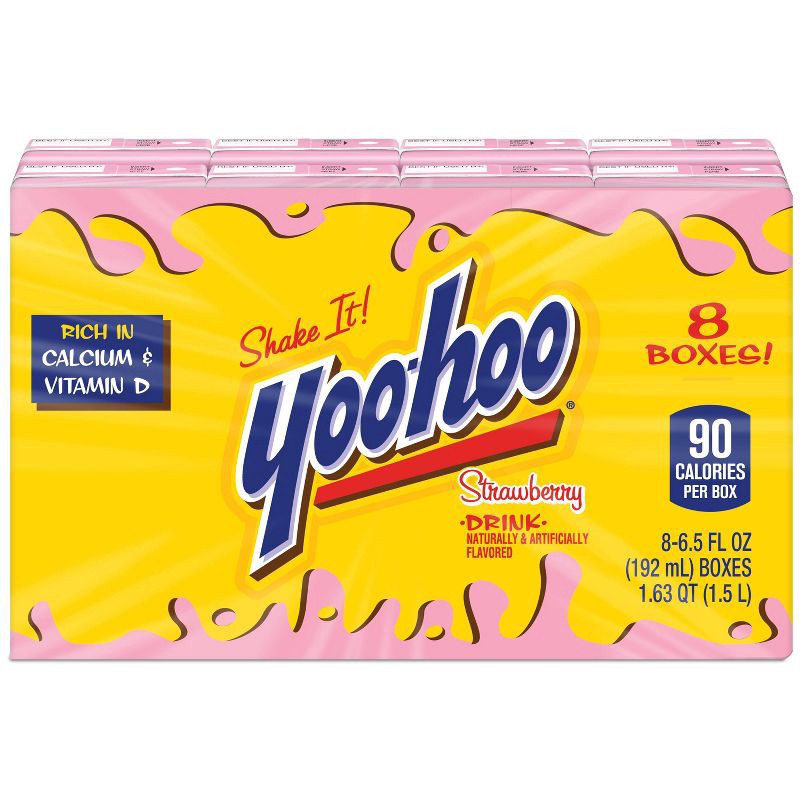 slide 2 of 7, Mott's Yoo-hoo Strawberry Chocolate Flavored Drink - 8pk/6.5oz, 8 ct, 6.5 oz