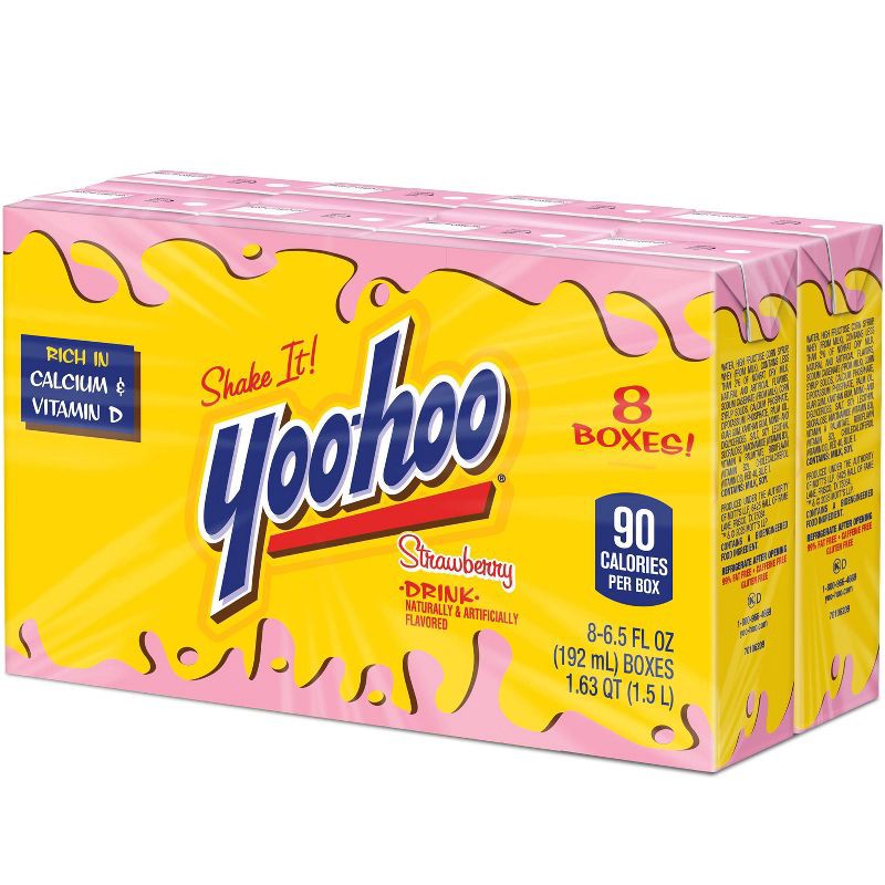 slide 5 of 7, Mott's Yoo-hoo Strawberry Chocolate Flavored Drink - 8pk/6.5oz, 8 ct, 6.5 oz