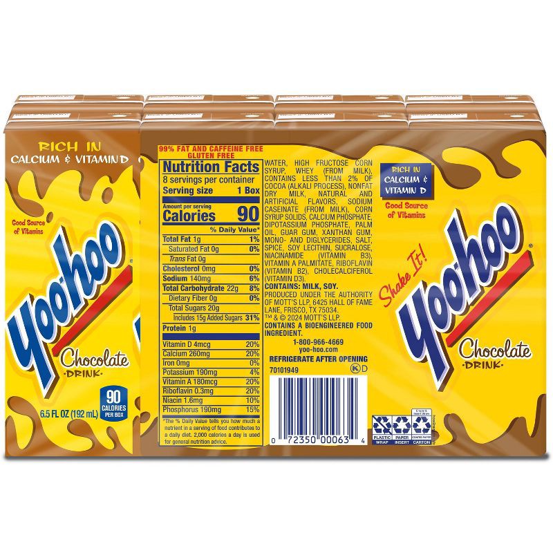 slide 6 of 7, Mott's Yoo-hoo Chocolate Flavored Drink - 8pk/6.5oz, 8 ct, 6.5 oz