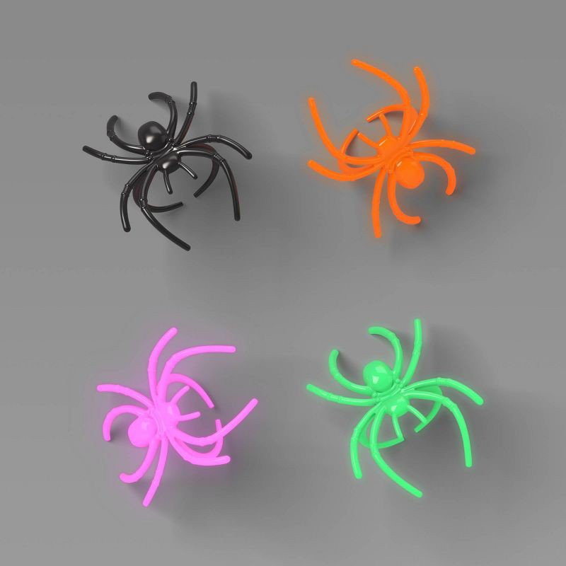 slide 3 of 3, 24ct Spider Rings Party Favors - Hyde and EEK! Boutique™, 24 ct