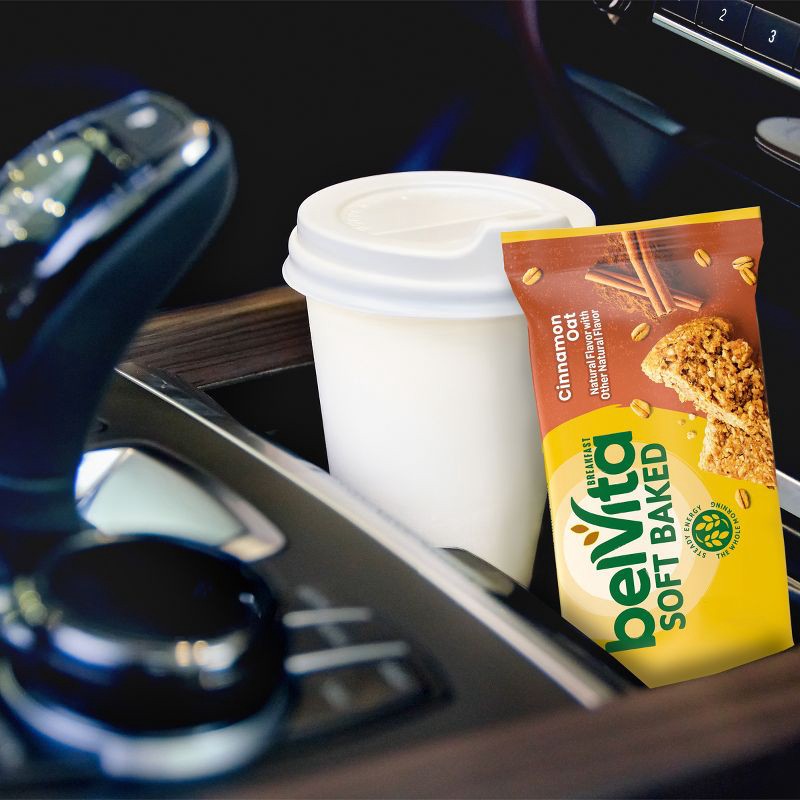 slide 6 of 14, BelVita Soft Baked Cinnamon Oat Breakfast Biscuits Chewy Breakfast Bars - 8.8oz/5pk, 5 ct; 8.8 oz