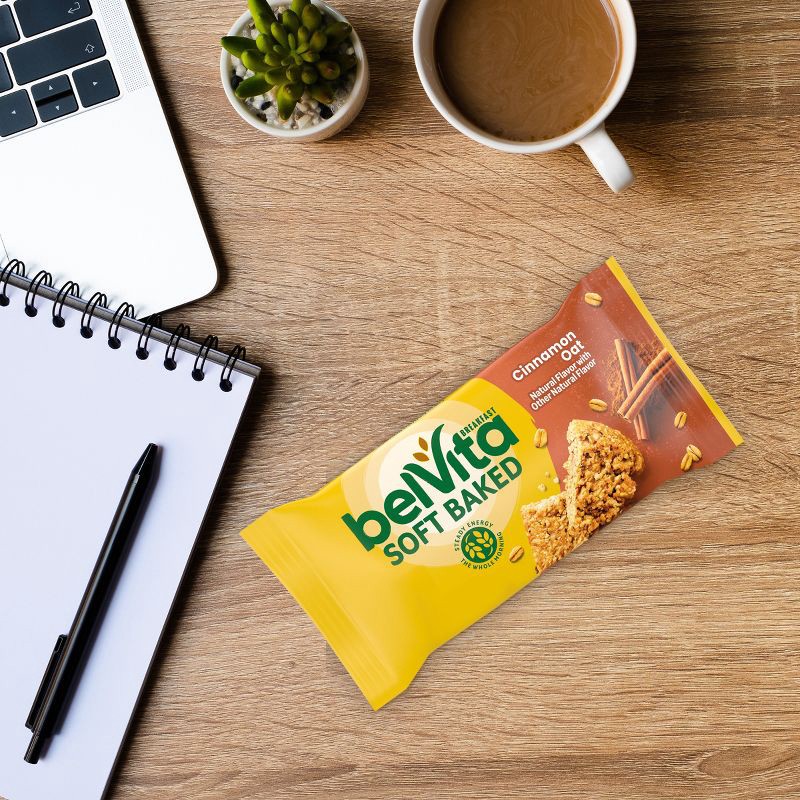 slide 7 of 14, BelVita Soft Baked Cinnamon Oat Breakfast Biscuits Chewy Breakfast Bars - 8.8oz/5pk, 5 ct; 8.8 oz