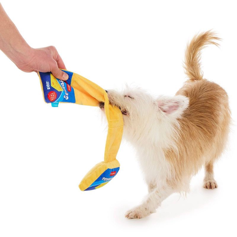 slide 3 of 7, BARK Beg-n-Bag Small Box Dog Plush Toy Set - 5pc, 5 ct