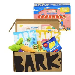 BARK Beg-n-Bag Small Box Dog Plush Toy Set - 5pc