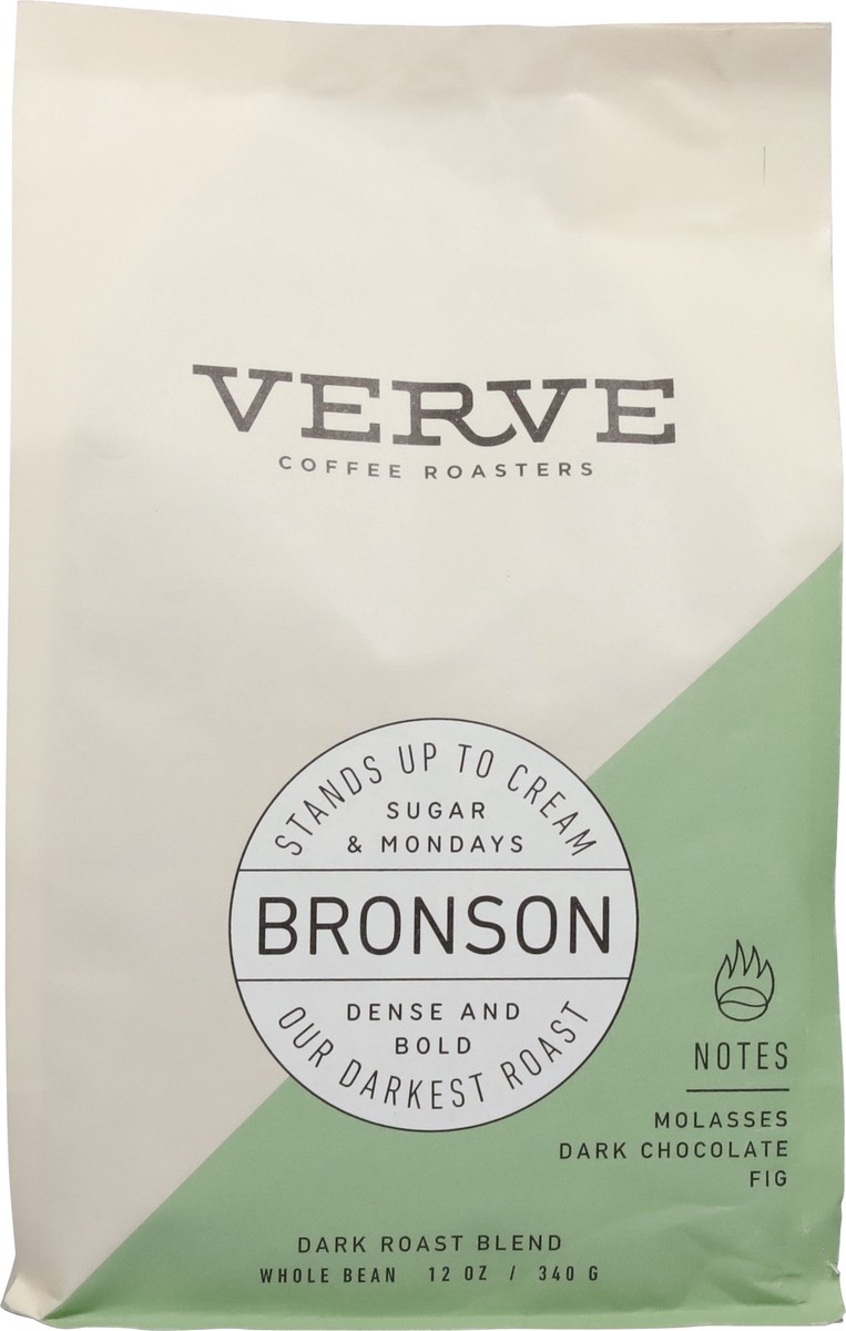 slide 5 of 12, Verve Coffee Roasters Dark Roast Blend Whole Bean Molasses Dark Chocolate Coffee - 12 oz, 12 oz