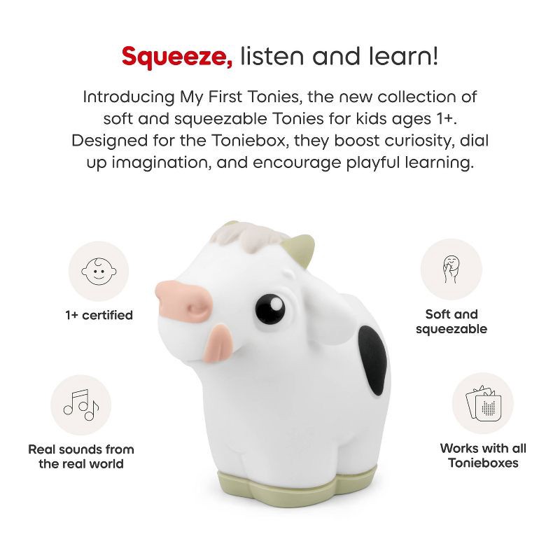 slide 5 of 8, tonies My First Tonies: Cow: Electronic Storybook, Language Skills & Creative Thinking Educational Toy, 1 ct