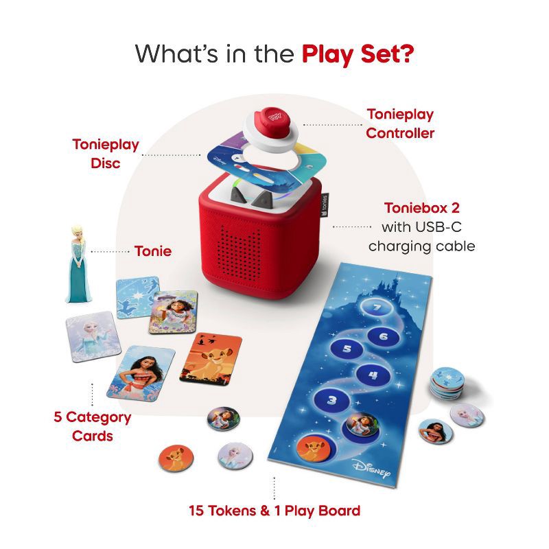 slide 3 of 11, tonies Disney Frozen Toniebox 2 Play Set - Sky Blue: Language & Creative Skill Development, Toddler Learning System, 1 ct