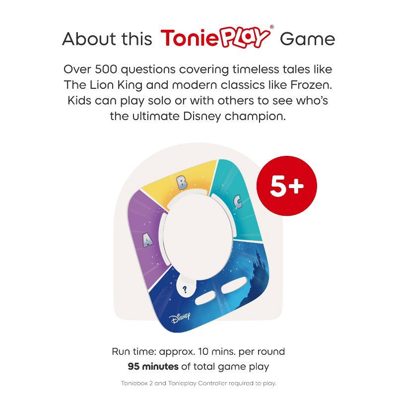 slide 6 of 8, tonies Tonieplay Set Disney Quiz Kingdom Trivia Game, 1 ct