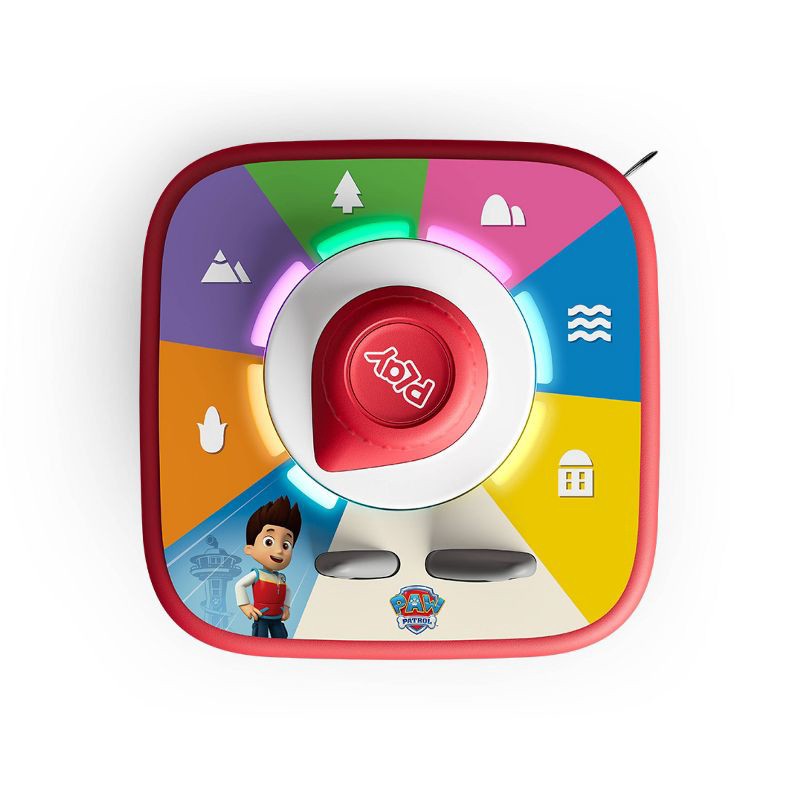 slide 10 of 11, tonies PAW Patrol: Chase Toniebox 2 Play Set - Sunset Red: Toddler Language & Creative Learning System, 1 ct