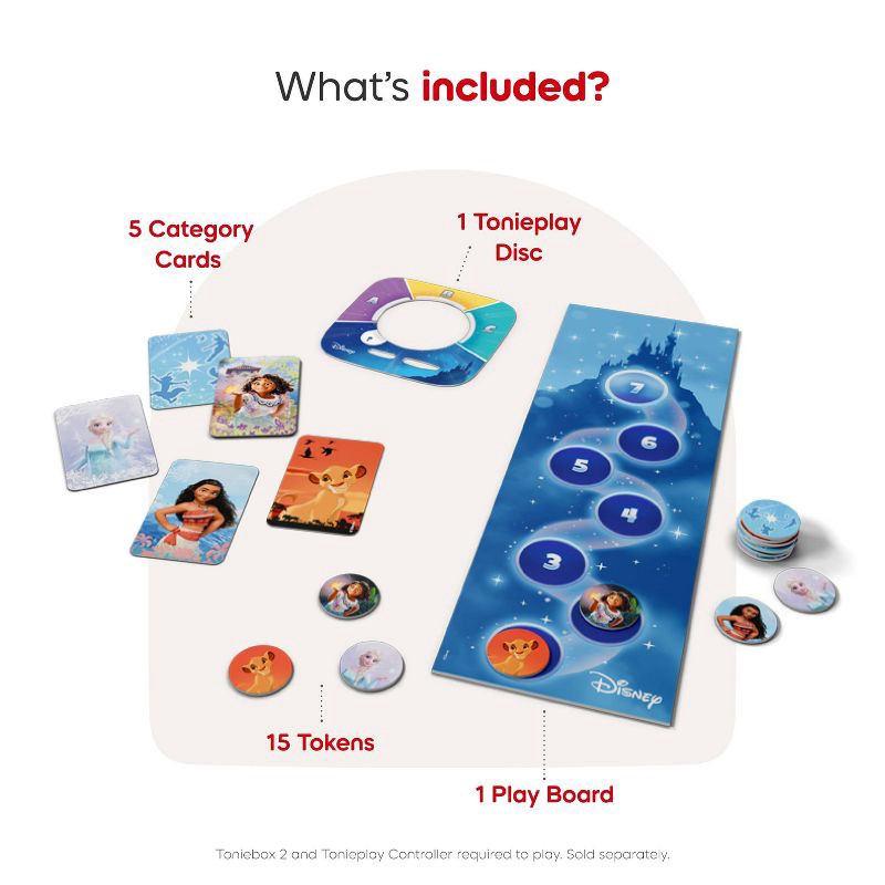 slide 3 of 8, tonies Tonieplay Disney: Quiz Kingdom Game, 1 ct