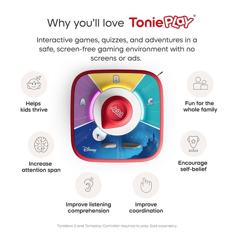 slide 5 of 8, tonies Tonieplay Disney: Quiz Kingdom Game, 1 ct