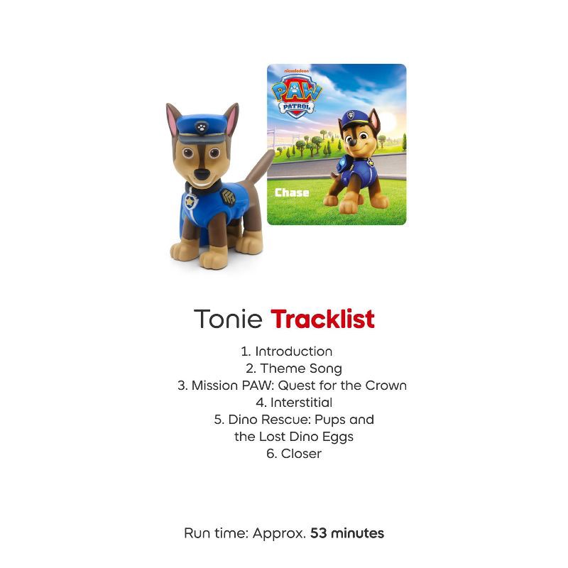 slide 6 of 8, tonies PAW Patrol: Chase Toniebox 2 Starter Set - Sunset Red: Learning System Hardware for Creative Thinking & Language Skills, 1 ct