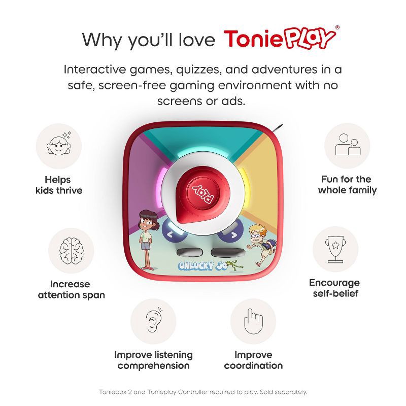 slide 5 of 8, tonies Tonieplay Unlucky Jo Game: Electronic Creative Thinking Storybook, 1 ct