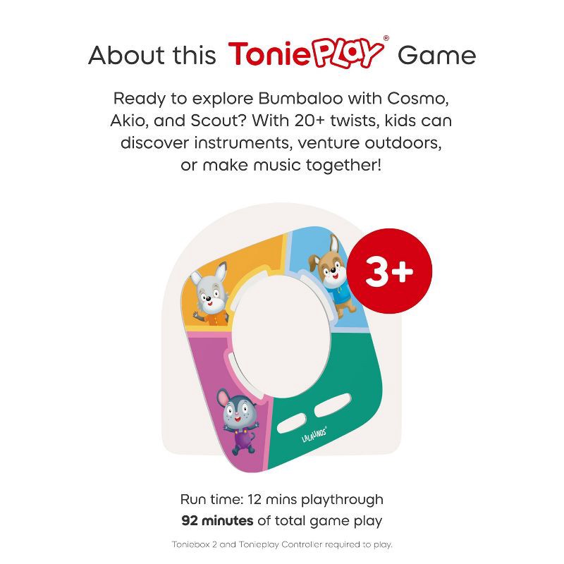 slide 6 of 8, tonies Tonieplay Lalalinos: Your Day in Bumbaloo Game, Electronic Storybooks for Creative Thinking, 1 ct