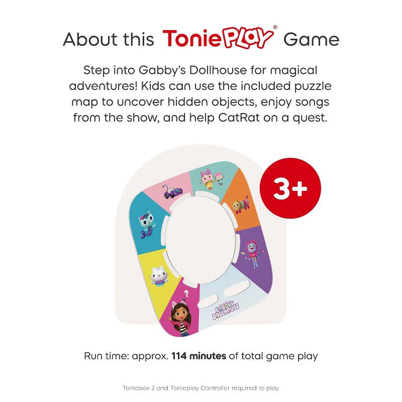 slide 5 of 7, tonies Tonieplay Gabby's Dollhouse: Gabby's Cat-tastic Scavenger Hunt Game, 1 ct