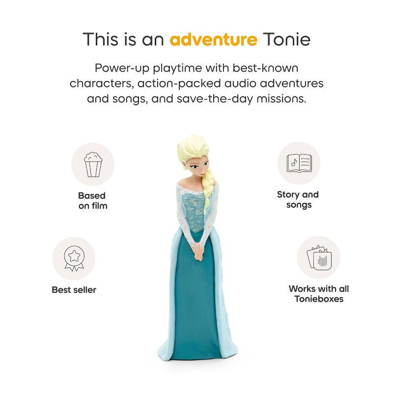slide 5 of 8, tonies Disney Frozen Toniebox 2 Starter Set - Sky Blue: Language Skills, Creative Thinking Learning System, 1 ct