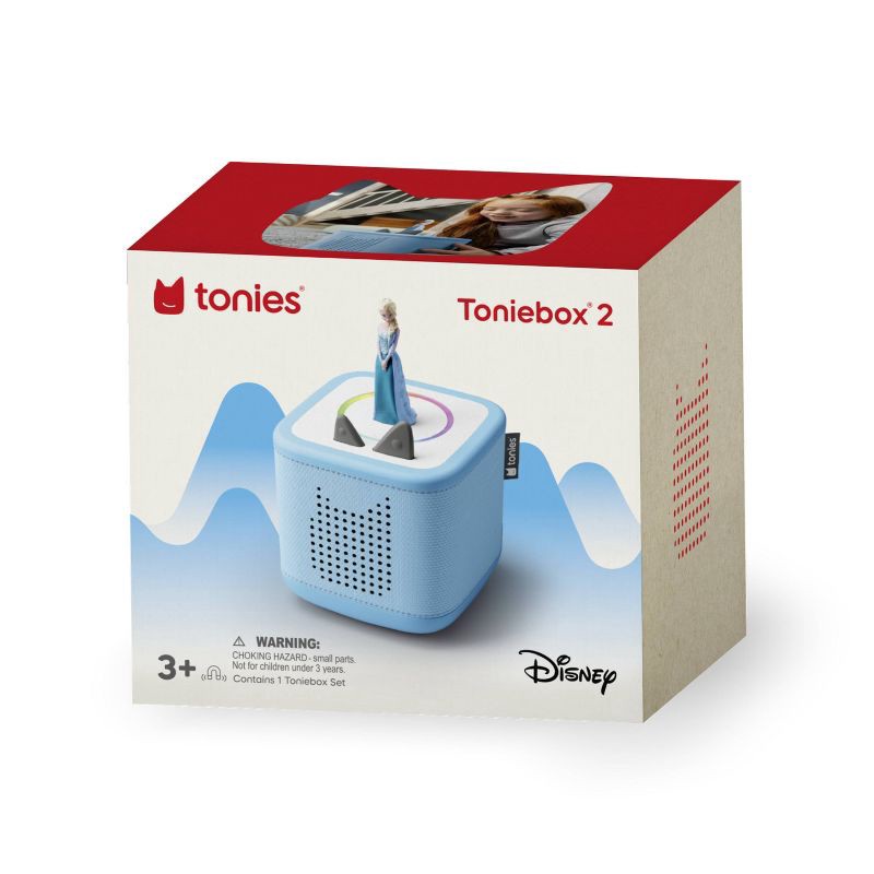 slide 8 of 8, tonies Disney Frozen Toniebox 2 Starter Set - Sky Blue: Language Skills, Creative Thinking Learning System, 1 ct
