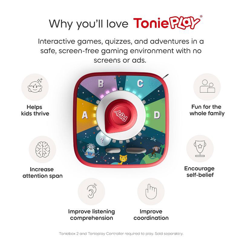 slide 5 of 8, tonies Tonieplay The Quizzles: All About Animals Game; Engaging Electronic Storybook for Creative Thinking, 1 ct