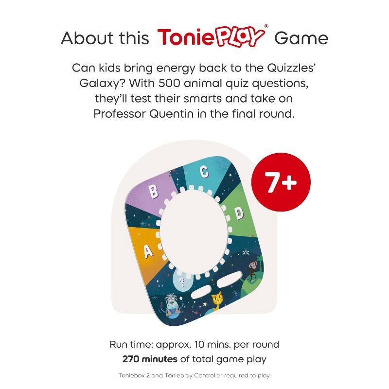 slide 6 of 8, tonies Tonieplay The Quizzles: All About Animals Game; Engaging Electronic Storybook for Creative Thinking, 1 ct
